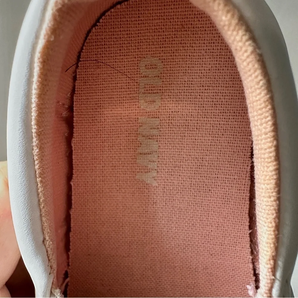 Old Navy Off White Slip On Canvas Polka dot Sneakers Size 5